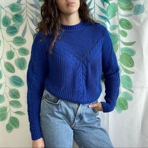 Hazel Blue Knit Sweater